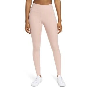Girlfriend Collective High Rise Pocket Crop Leggings Blush Size M